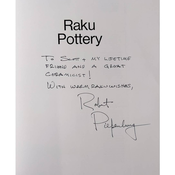 Raku Pottery (1991) by Robert Piepenburg Vintage Softcover Book SIGNED COPY - Picture 4 of 10